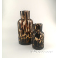Vase léopard du motif d'impression léopard de coquille de tortue